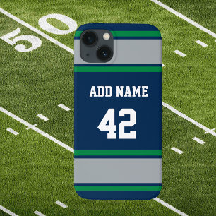 Grüner und Silberstreifen Case-Mate iPhone Hülle