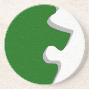 Grüner Untersetzer
