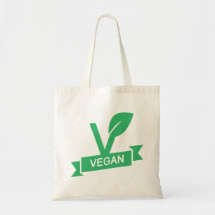 Grüner Veganer Vegetarier-Veganismus Tragetasche