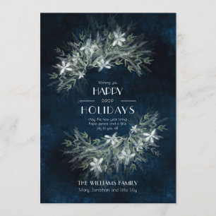 Grüner Vintager Bouquet, Hochzeitssuite Einladung