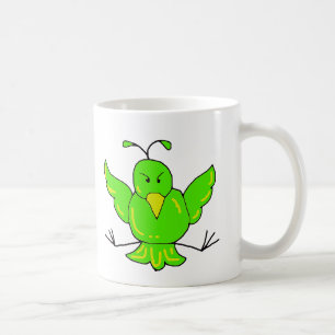 grüner Vogel, grüner Vogel Tasse