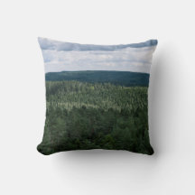 Grüner Wald mit Wolken Natur Landschaftsfoto