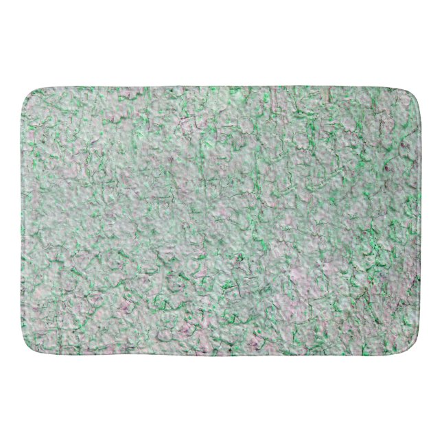 Grüner Wandhintergrund Badematte (Vorderseite)