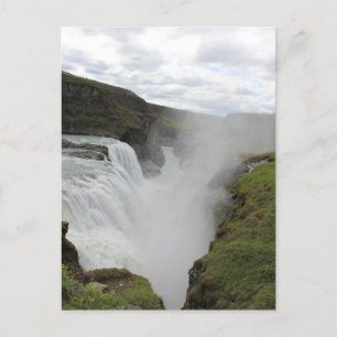 Grüner Wasserfall Postkarte