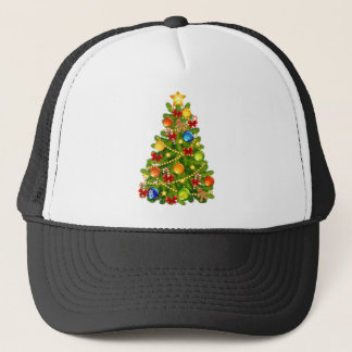 Grüner Weihnachtsbaum Truckerkappe