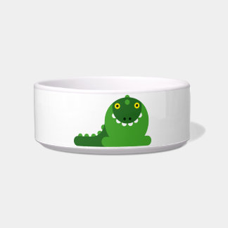 Grüner wütender Drache Napf