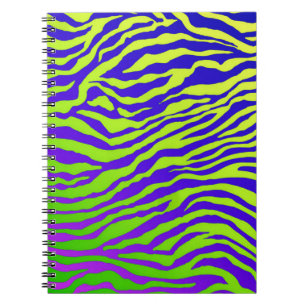 Grüner Zebra Notizblock