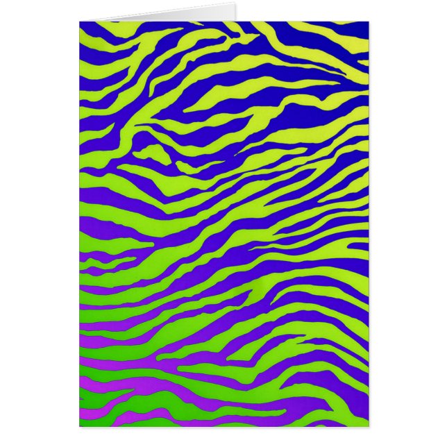 Grüner Zebra (Porträt) (Vorne)