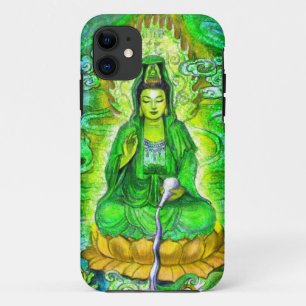 Grüner Zen-Buddhist-Göttin Kuan Yin iPhone 5 Case-Mate iPhone Hülle