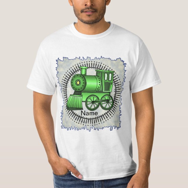 Grüner Zug  T-Shirt (Vorderseite)