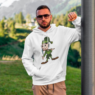 Grüner Zwergen-Hoodie Hoodie