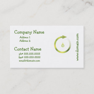 Grüner Zyklus Visitenkarte