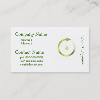 Grüner Zyklus Visitenkarte