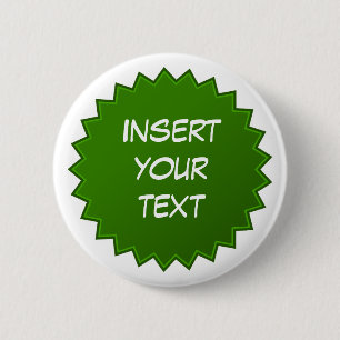 Grünes Abzeichen Button