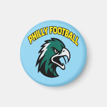 Grünes Adler-Maskottchen Philly-Fußballfan-Bekleid