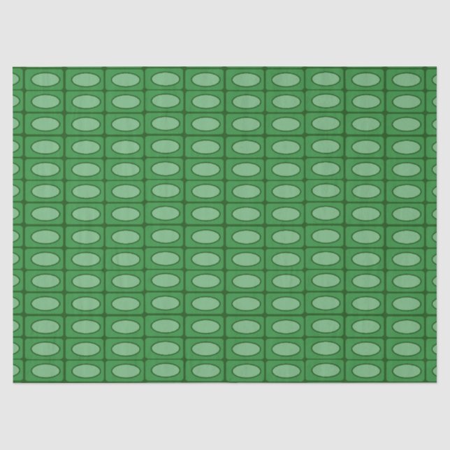 Grünes Alligatorhautmuster Seidenpapier (Vorderseite)