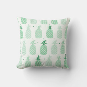 Grünes Ananas-Pattern-Kissen Kissen