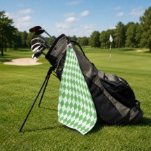 Grünes Argyle-Muster Golf