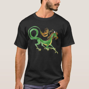 Grünes asiatisches Drache-Shirt T-Shirt