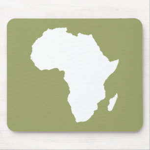 Grünes Audacious Africa Mousepad