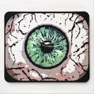 Grünes Auge mousepad