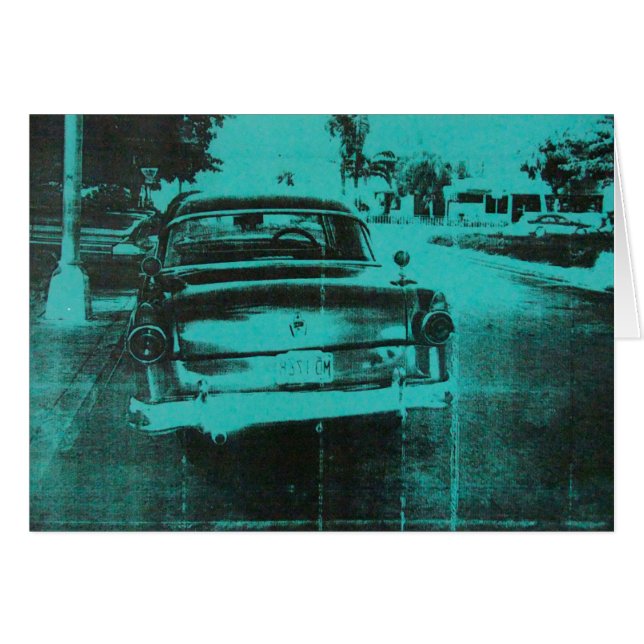 Grünes Auto (Vorderseite (Horizontal))