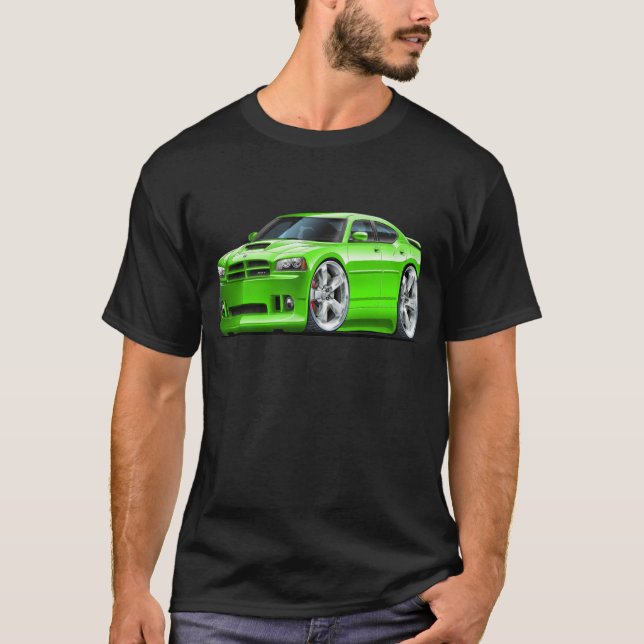 Grünes Auto 2006-10 des Ladegerät-SRT8 T-Shirt (Vorderseite)