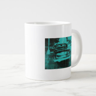 Grünes Auto Jumbo-Tasse