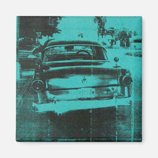 Grünes Auto Magnet (Vorne)