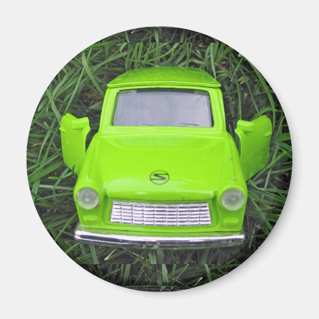Grünes Auto Magnet (Vorne)