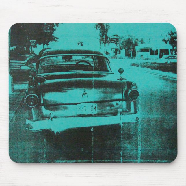Grünes Auto Mousepad (Vorne)
