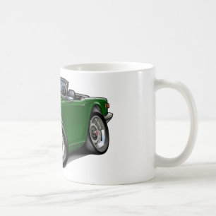 Grünes Auto Triumphs TR6 Tasse