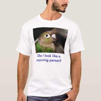 Grünes Backen-Morgen-Personen-Shirt T-Shirt