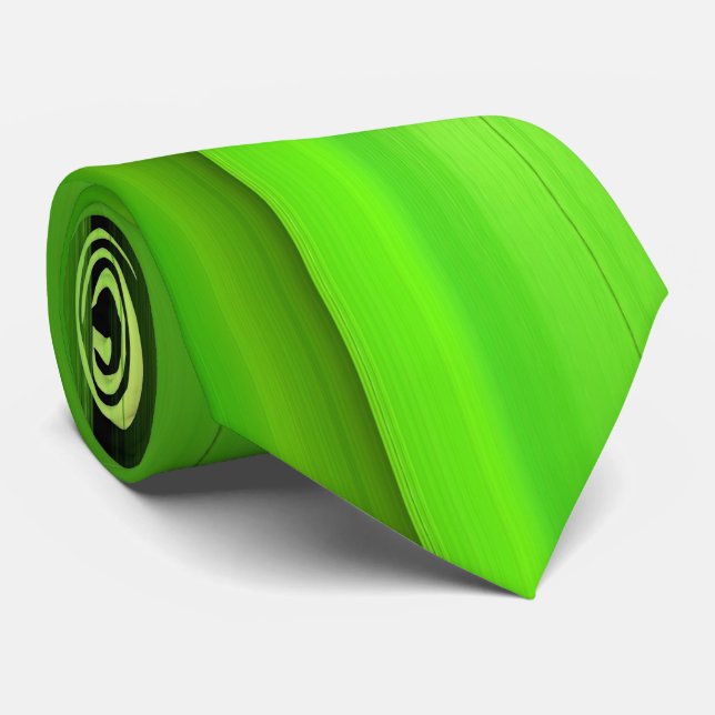 Grünes Bambus-Set Krawatte (Gerollt)