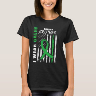 Grünes Band für meinen Bruder Cerebral Palsy Aware T-Shirt