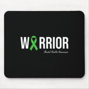 Grünes Band für psychische Gesundheit Mousepad