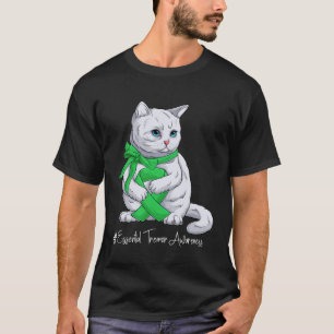Grünes Band Katze des Monats der Aufklärung über e T-Shirt
