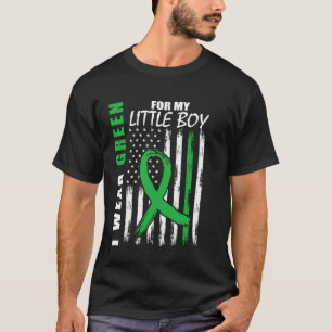Grünes Band kleiner Junge Sohn Nierenerkrankung Be T-Shirt