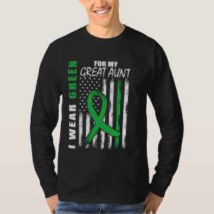 Grünes Band Tante Nierenerkrankung Bewusstsein U T-Shirt
