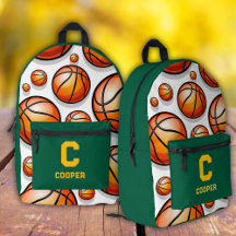 Grünes Basketballmuster