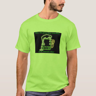 grünes Bier T-Shirt