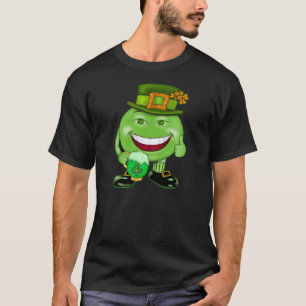 Grünes Bier und Kleeblatt T-Shirt