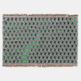 Grünes Bild unter grauen Plaques, längliche Quadra Decke