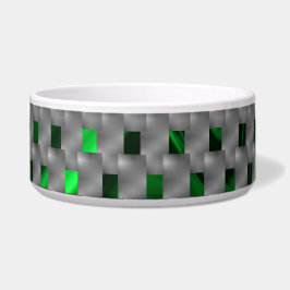 Grünes Bild unter grauen Plaques, längliche Quadra Napf