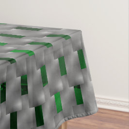 Grünes Bild unter grauen Plaques, längliche Quadra Tischdecke