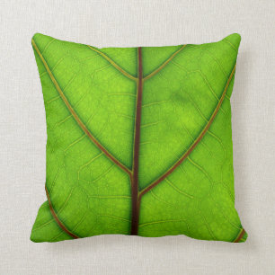 Grünes Blatt-Kissen Kissen
