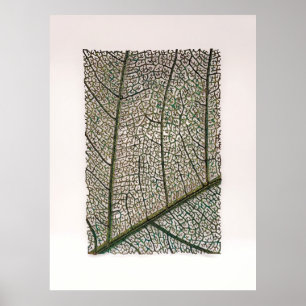 Grünes Blatt Poster