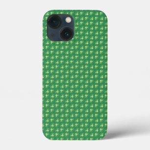 Grünes Blumenmuster Case-Mate iPhone Hülle
