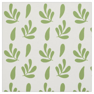 Grünes Blumenmuster Stoff