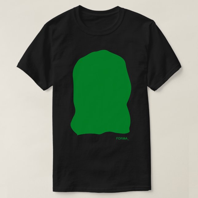 Grünes Bogenforma T-Shirt (Design vorne)